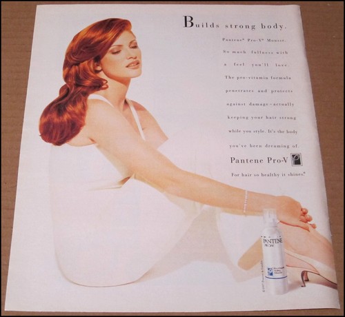 1997 angie everhart pantene - angie,